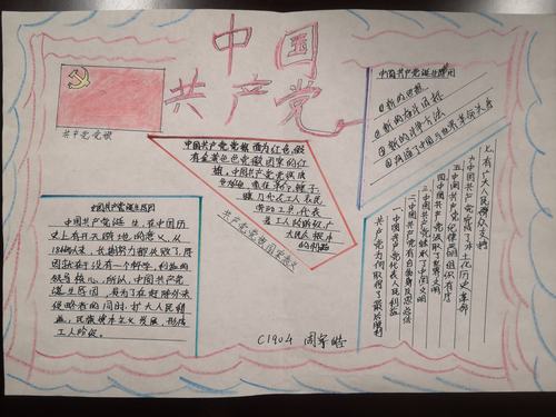 中国历史八年级上册的手抄报