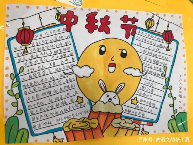 中国传统节日手抄报漂亮三年级