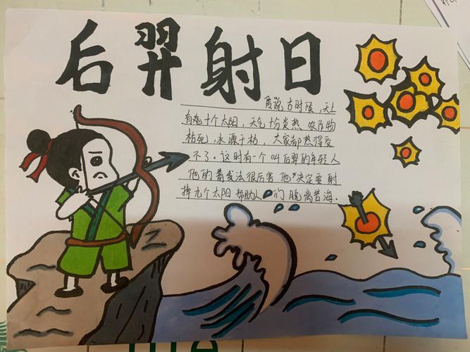 中国古代传说手抄报简单 图文(推普手抄报推荐20幅)