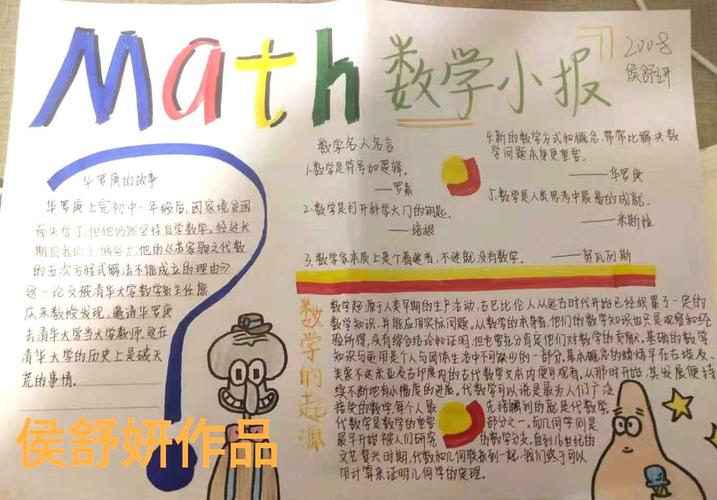 中国数学手抄报一等奖 图文