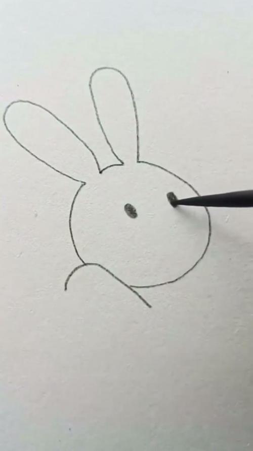 手抄报兔子怎么画用铅笔画