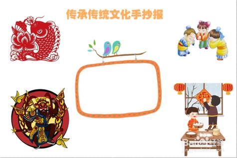 简单的中国传统文化手抄报边框