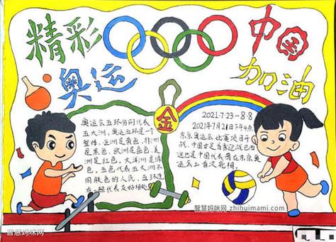 中国奥运会手抄报6年级(冬季奥运会手抄报作品26张)