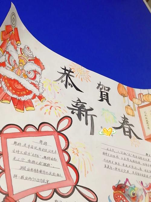 春节的手抄报的小图片