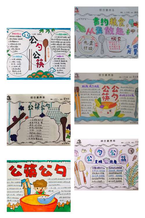 公筷公勺文明用餐手抄报的文字