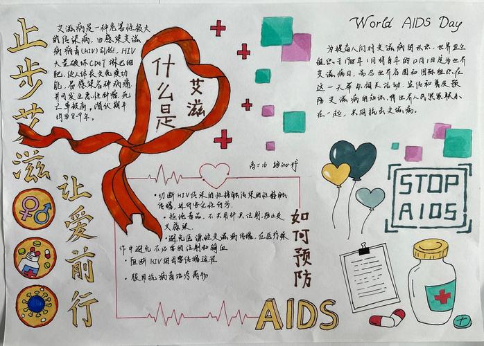 预防艾滋病手抄报书写内容(预防艾滋病手抄报精选28张)