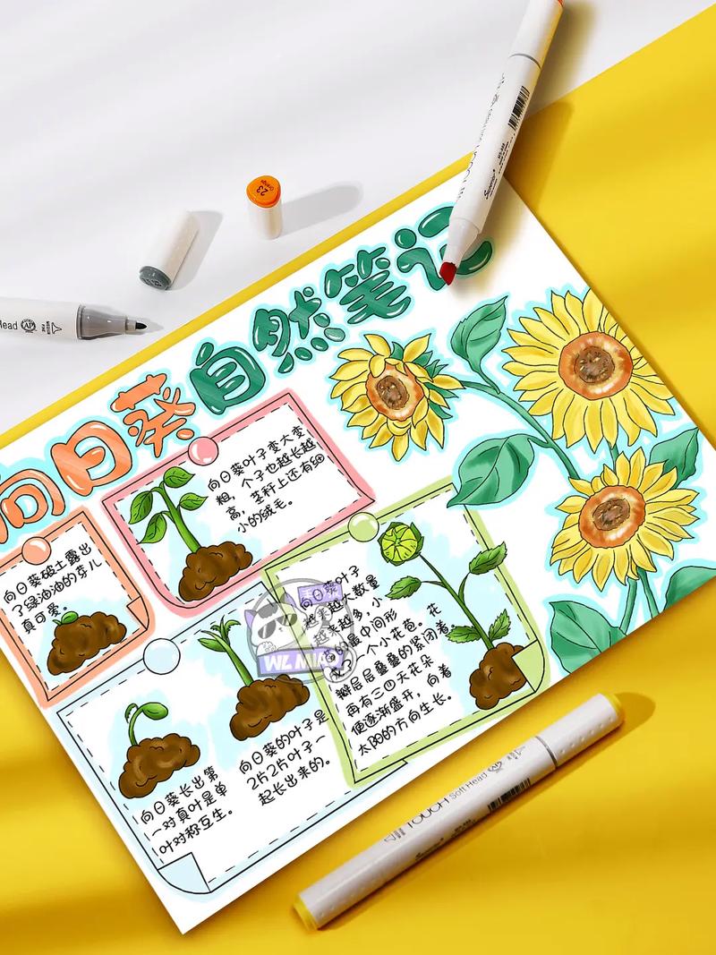 观察植物日记蔷薇科手抄报(花的手抄报作品26份)