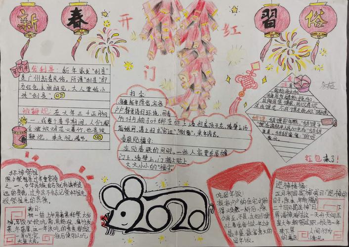中华传统文化春节的手抄报(关于春节的手抄报推荐23份)