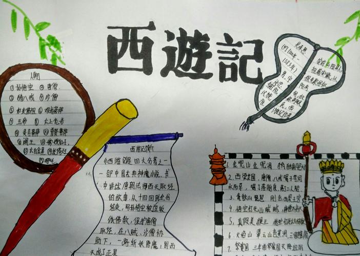 五年级上册西游记手抄报整本(西游记手抄报精选24张)