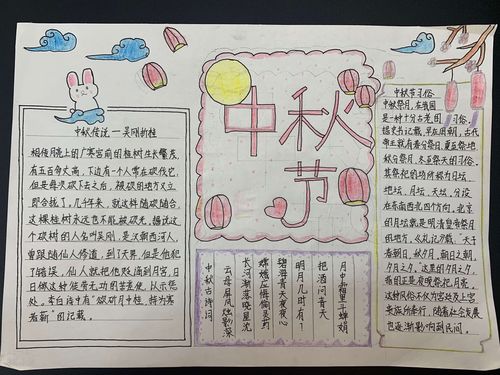 中国传统文化的手抄报中秋节
